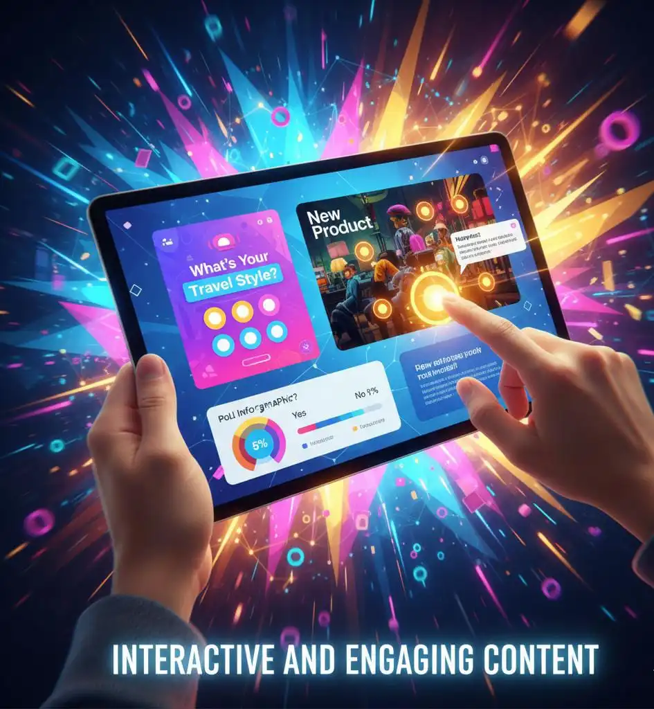 interactive and engaging content