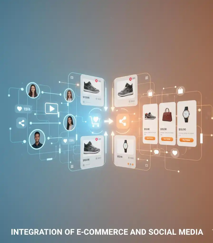 integration of e-commerce and social media