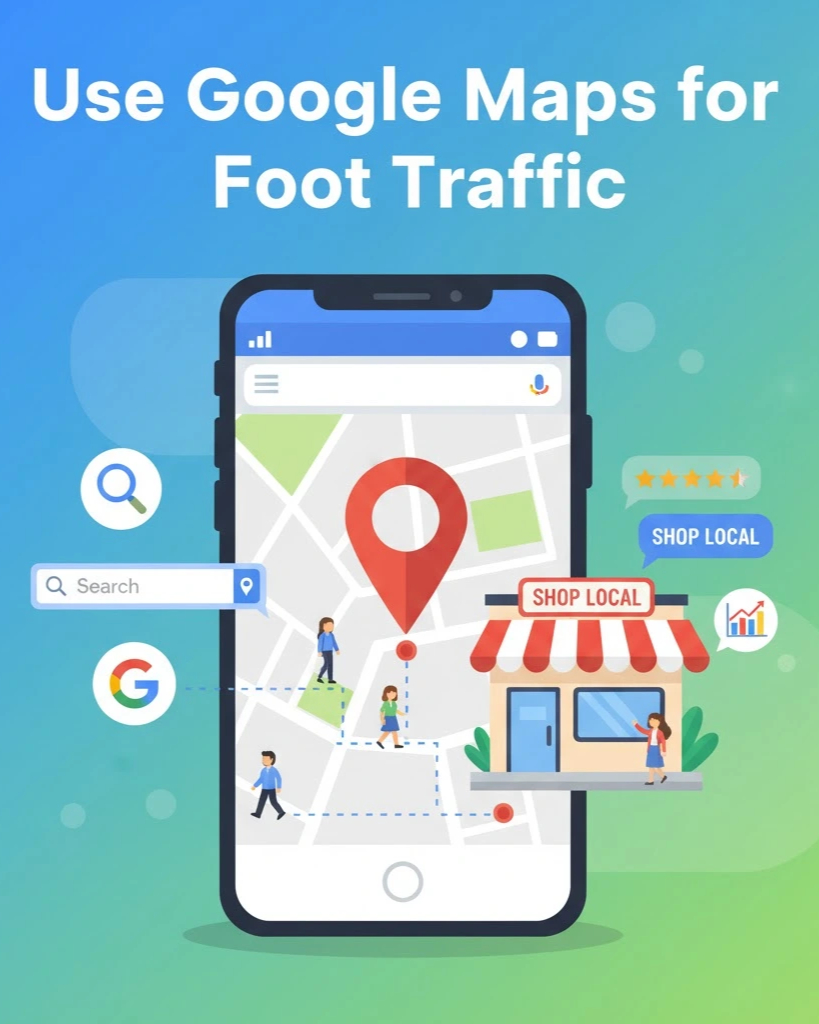 Use Google Maps for Foot Traffic