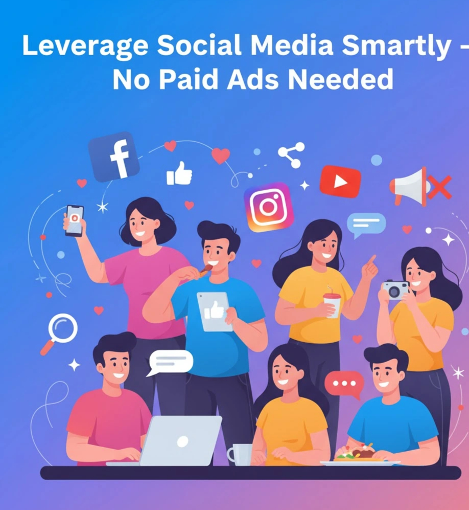 Leverage Social Media Smartly – No Paid Ads Needed