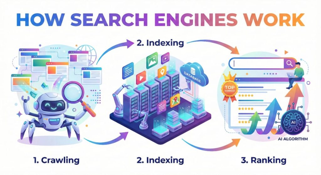 how search engines work